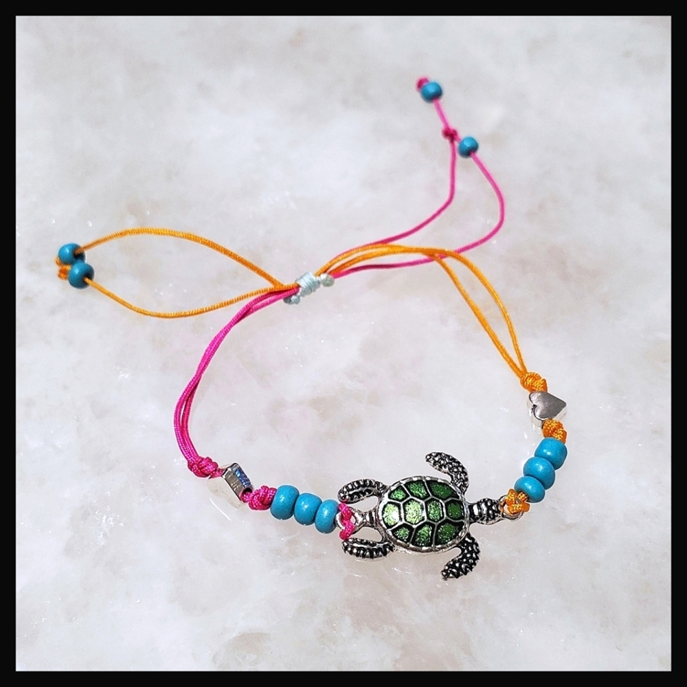 Turtle Love Bracelet - Support Wildlife Conservation - 7 Color Schemes Available